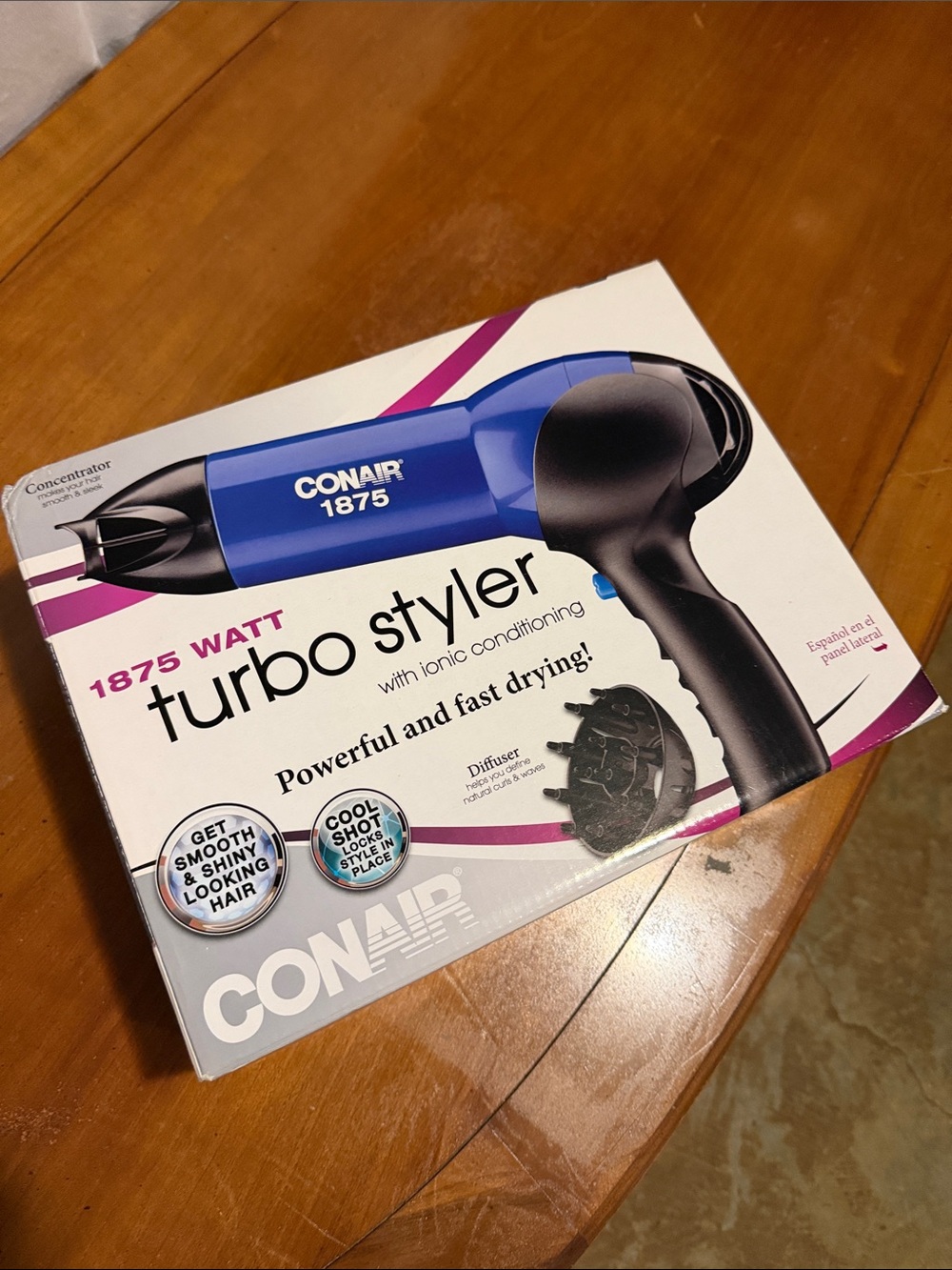 Conair Turbo Styler 1875W Hair Dryer - Blue/Black